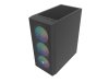 Obudowa Shobo SH8F ARGB Midi tower z oknem czarna